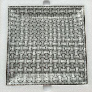 Hermes Mosaique au 24 Platinum Square Plate No4